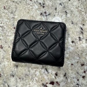 Kate Spade Black Quilted Wallet